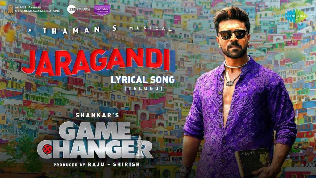 Jaragandi song release from Ram Charan Game Changer movie