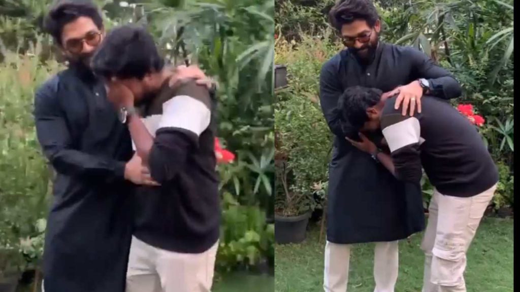 Fan Emotionalized after meeting Allu Arjun First Time Video goes Viral
