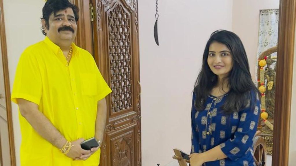 Ananya Nagalla Meets Venuswamy before Tantra Movie Release