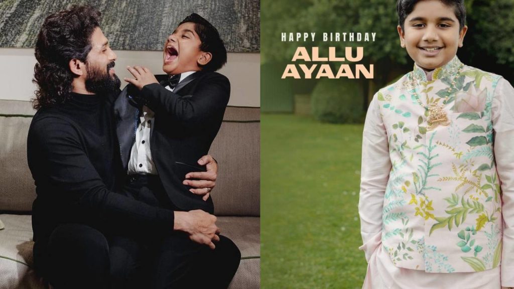 Allu Arjun Son Allu Ayaan Birthday Model Ayaan Posts and Wishesh Goes Viral in Social Media