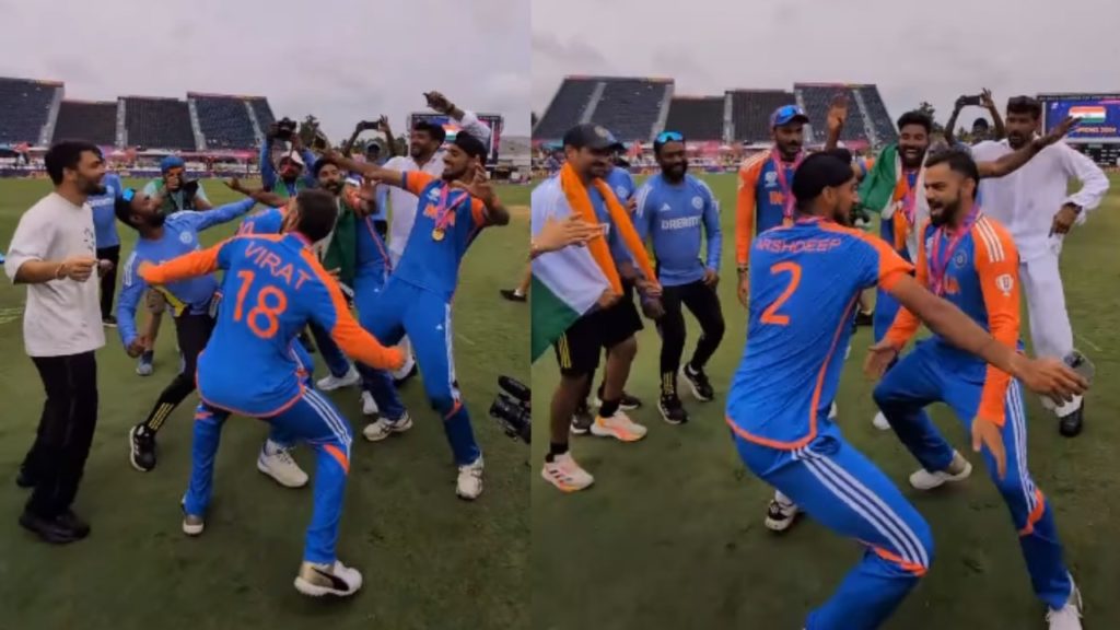 Arshdeep Singh And Virat Kohli Dance To Tunak Tunak After Winning T20 World Cup