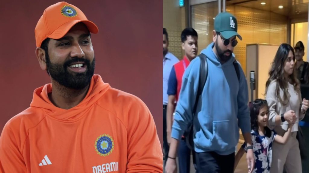 Rohit Sharma returns to India from the USA ahead of IND vs SL Series