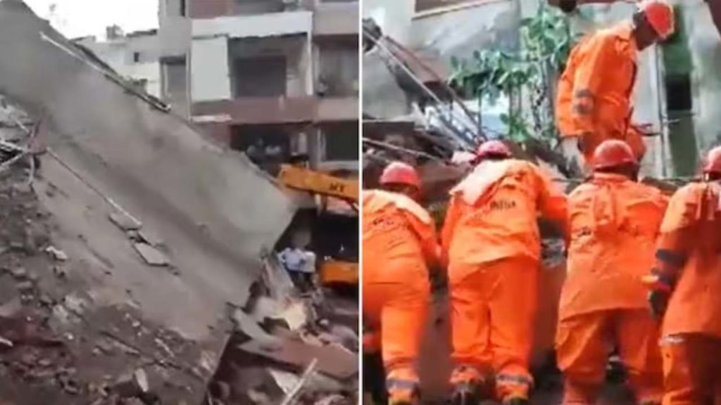 building collapses in Navi Mumbai