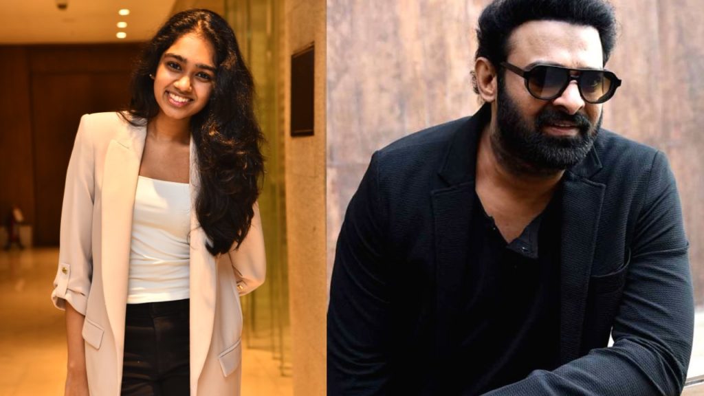 Prabhas Gives So Many Chocolates to Director Daughter in Movie Shooting