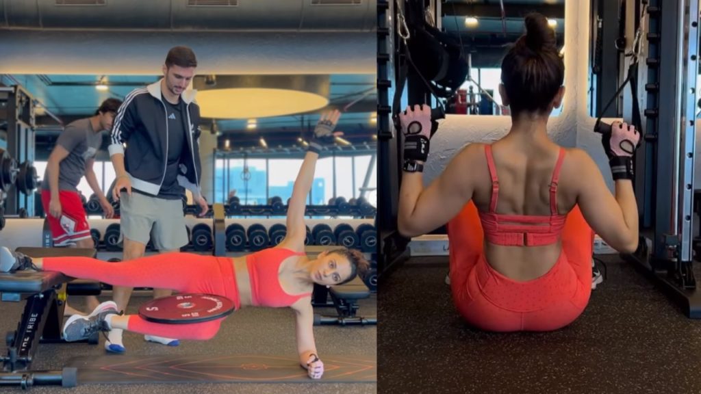 Rakul Preet Singh Shares Heavy Workouts Gym Video