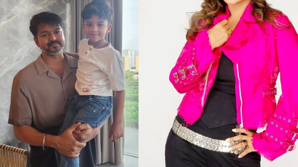 Tamil Star Vijay meets with Star Actress Family Photos goes Viral