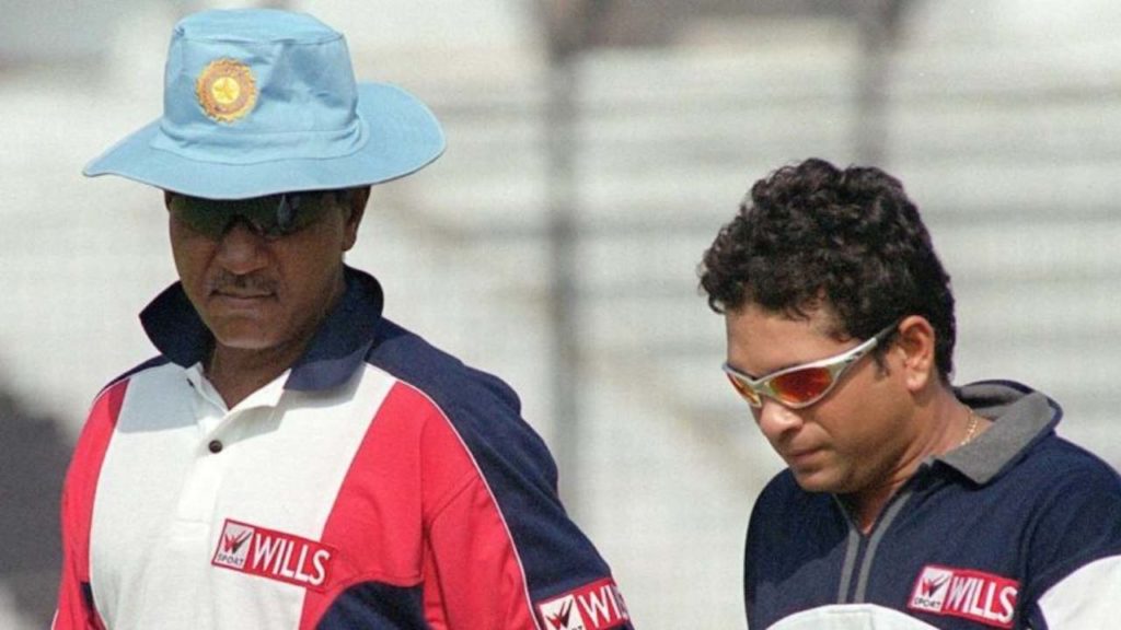 Anshuman Gaekwad with Sachin Tendulkar (File Photo)