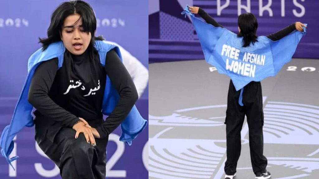 Refugee athlete disqualified for free Afghan women slogan on cape