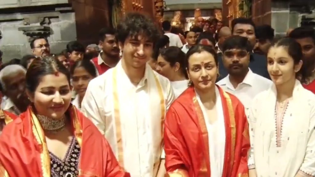 Surper star Mahesh Babu Family members visited tirumala