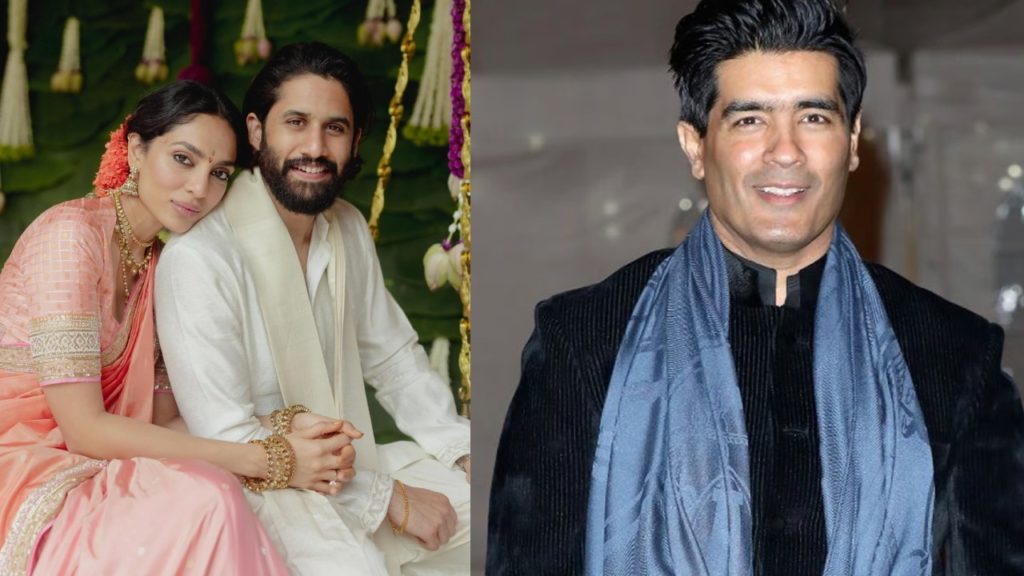 Bollywood Fashion Designer Manish Malhotra Designed Special Traditional Dresses for Naga Chaitanya Sobhita Dhulipala Engagement